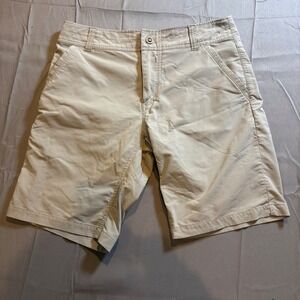 KUHL Mens Tan Outdoor Shorts Hiking Camping Size 32